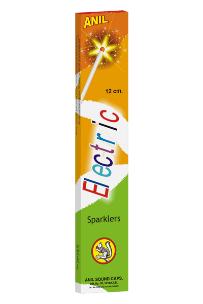 12 CM. DELUXE ELECTRIC SPARKLERS